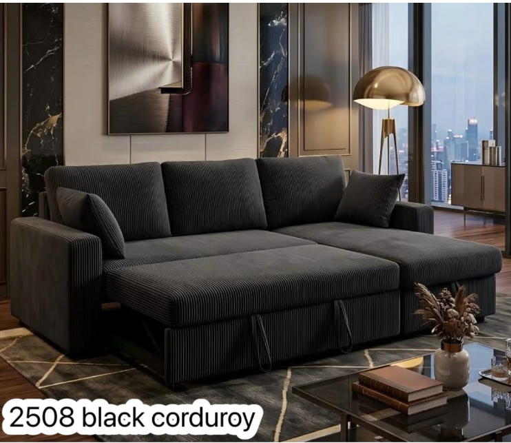 2508 pullout bed – Black