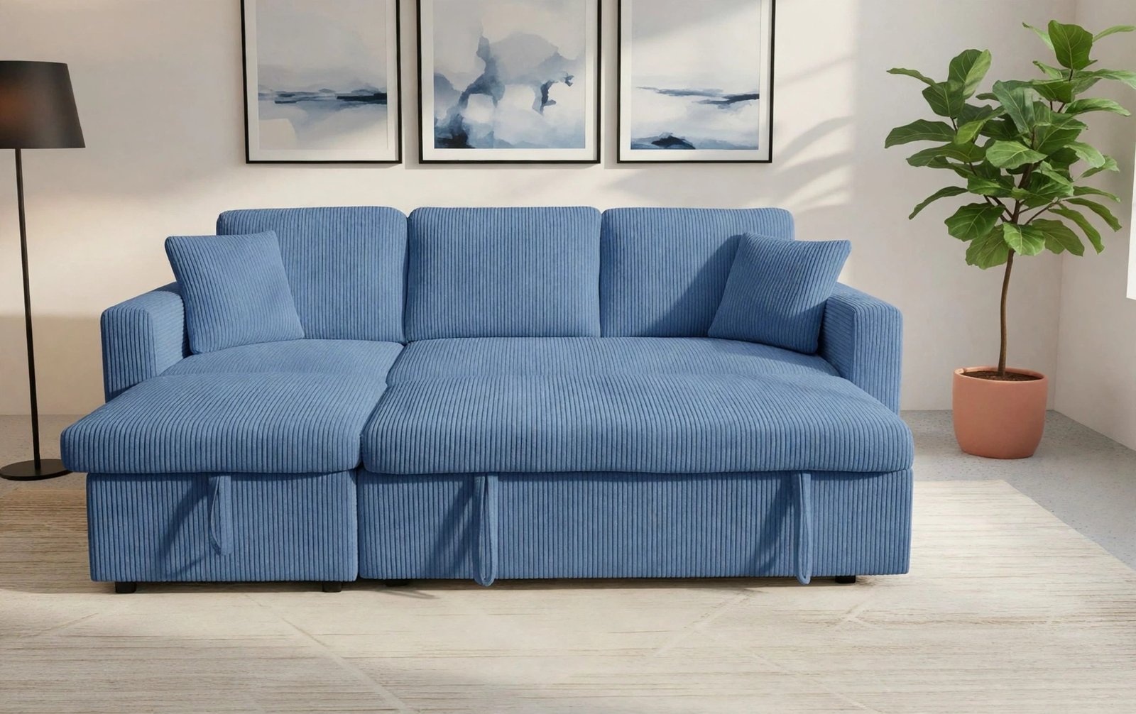 2508 pullout bed – Blue